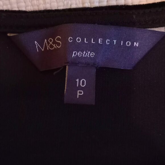 Sparkely velvet black dress - MS - Picture 3 of 7